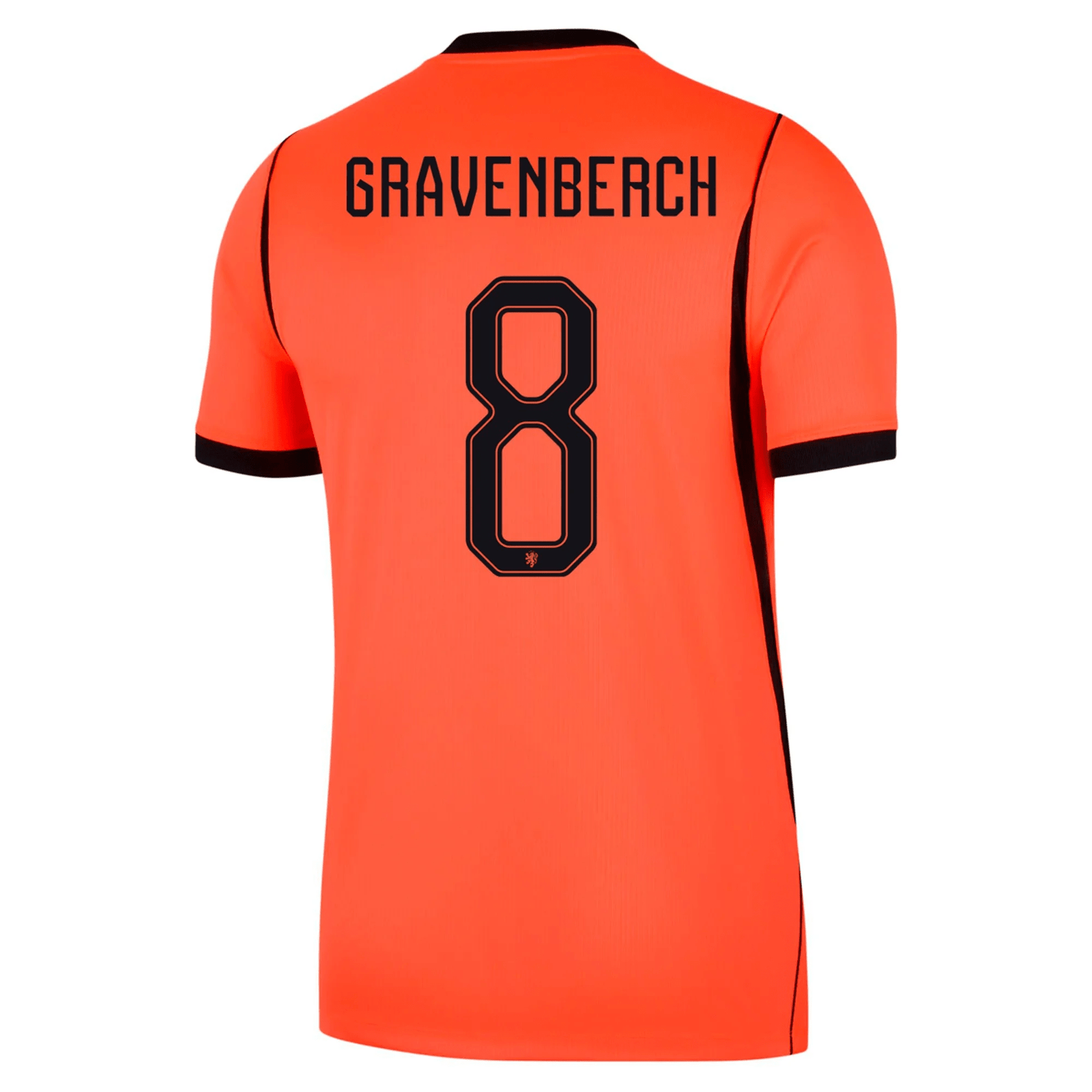 Nike Netherlands Ryan Gravenberch Home Jersey 2026 (Hyper Crimson/Black) | SoccerWearhouse