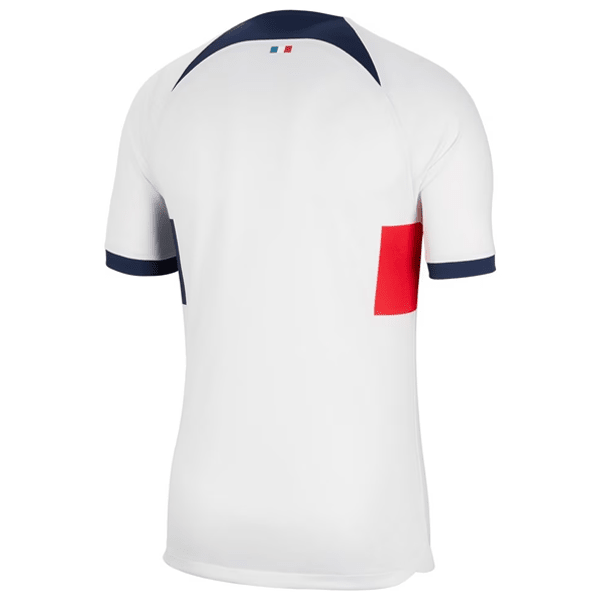 Nike Paris Saint - Germain Away Jersey 23/24 (White/Midnight Navy) | SoccerWearhouse