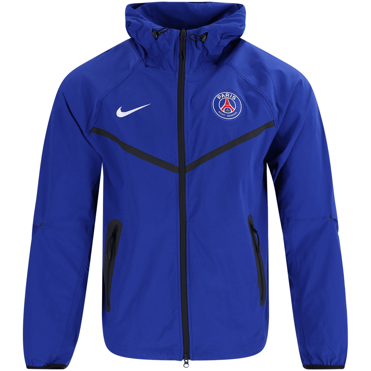Nike Paris Saint-Germain Tech Fleece Windrunner Jacket 26/27 (Old Royal/White) | SoccerWearhouse