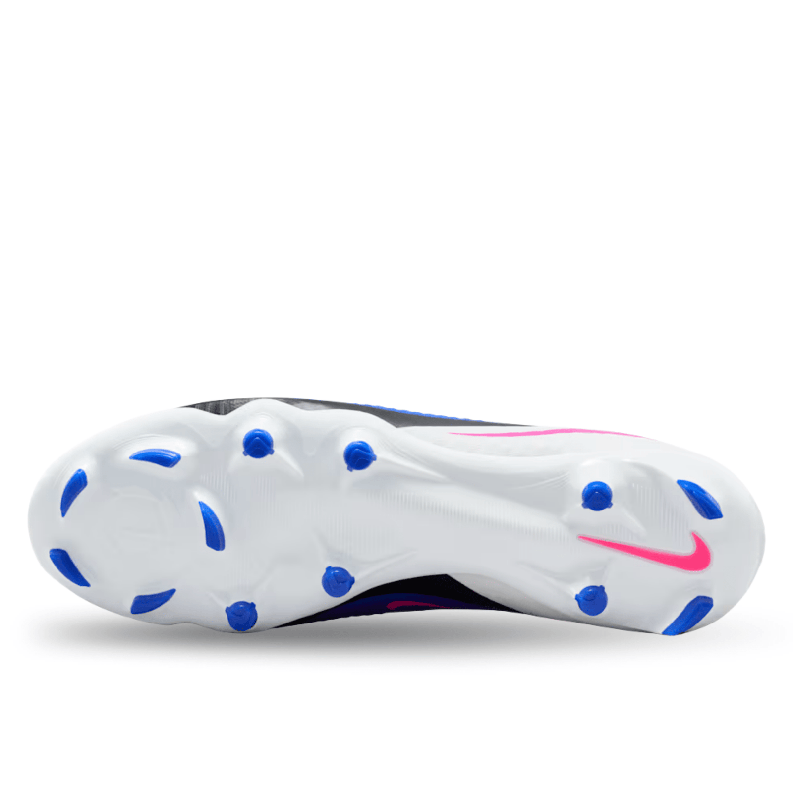 Nike Phantom 6 High Academy FG/MG Soccer Cleats (Racer Blue/Pink Blast/White) | SoccerWearhouse
