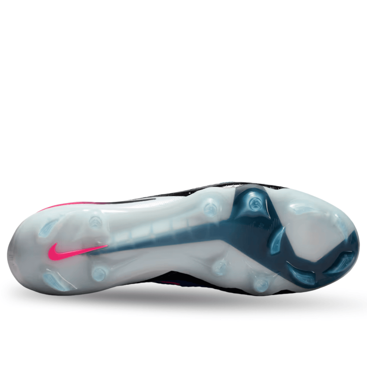 Nike Phantom 6 High Elite FG Soccer Cleats (Racer Blue/Pink Blast/White) | SoccerWearhouse