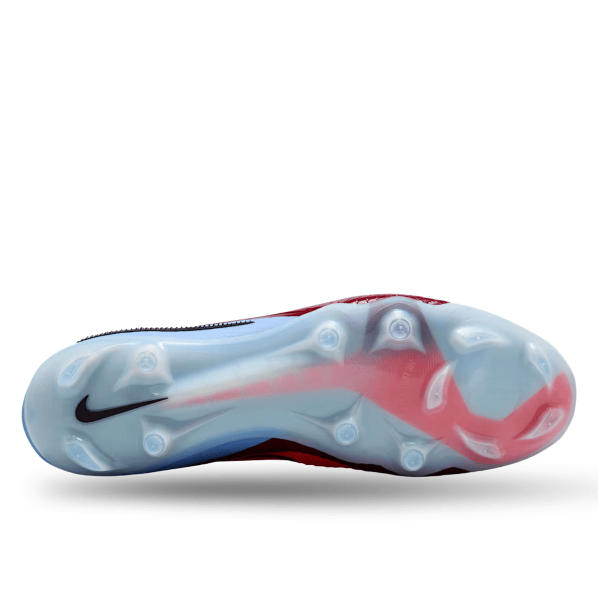 Nike Phantom 6 High Elite Firm Ground Soccer Cleats (Royal Tint/Bright Crimson) | SoccerWearhouse