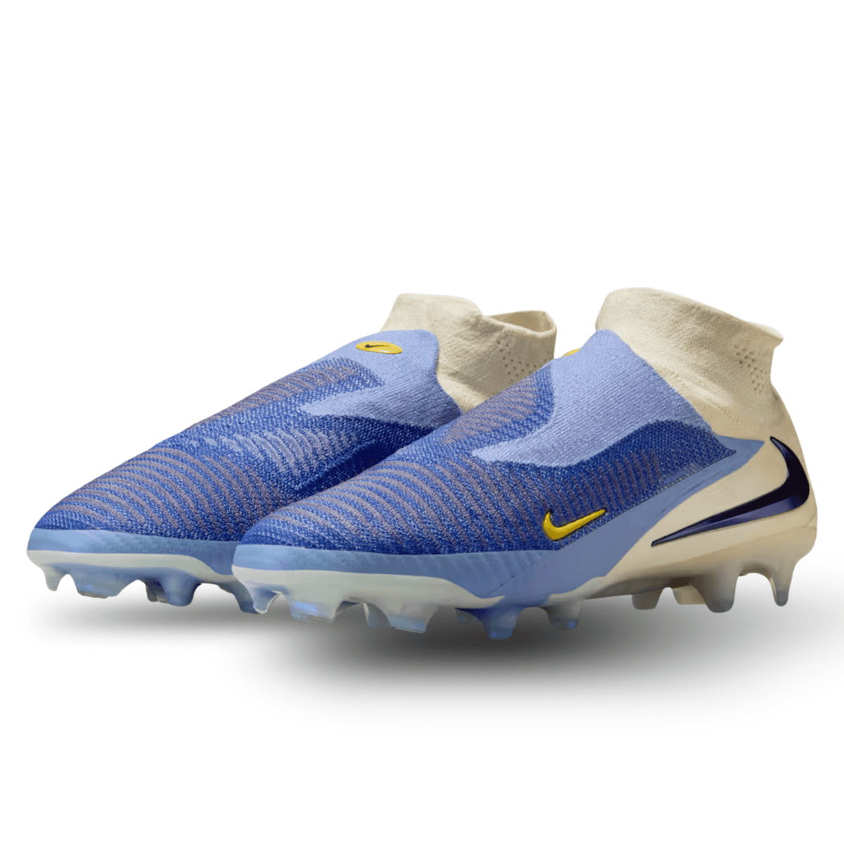 Nike Phantom 6 High Elite LV8 FG Soccer Cleats (Racer Blue/Obsidian) | SoccerWearhouse