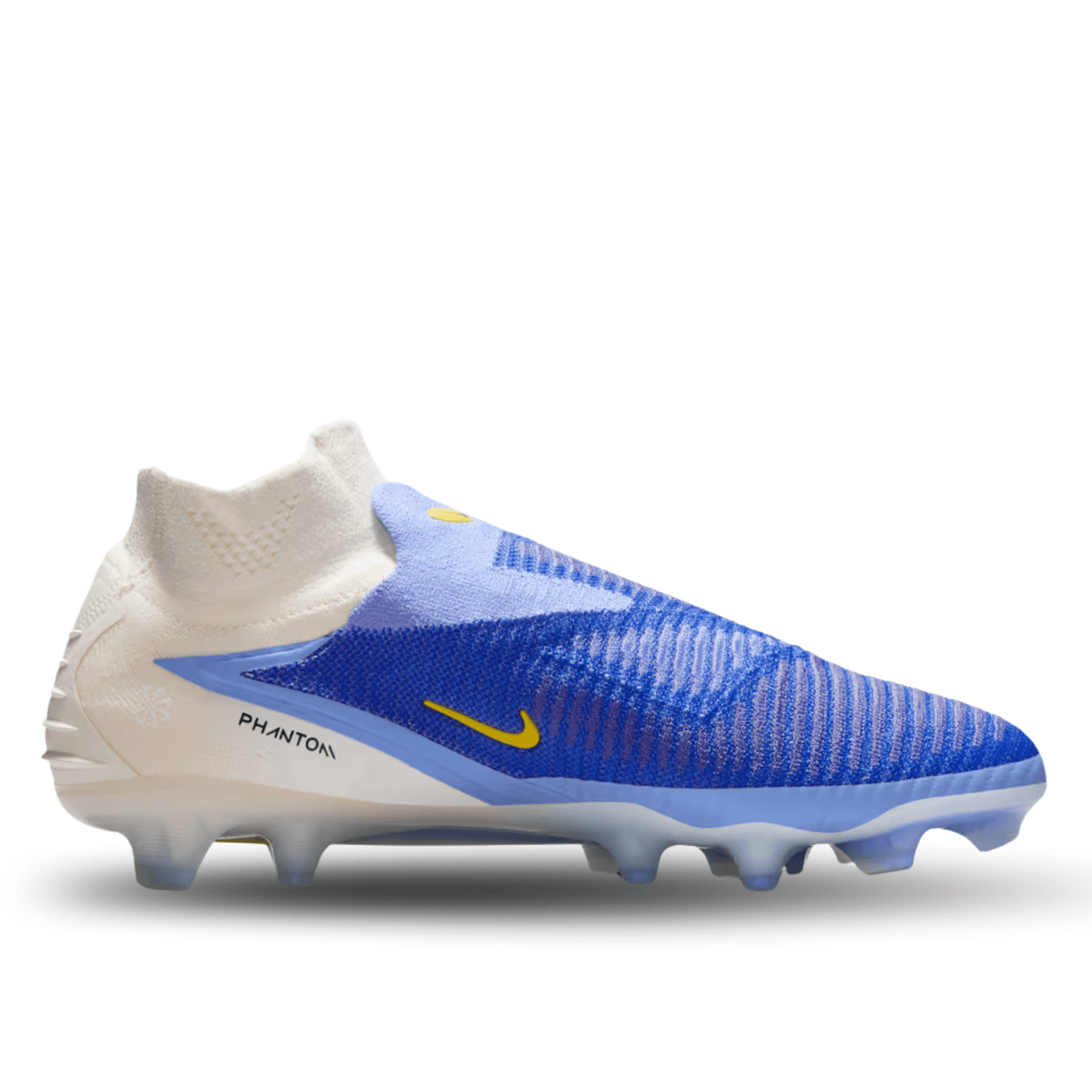 Nike Phantom 6 High Elite LV8 FG Soccer Cleats (Racer Blue/Obsidian) | SoccerWearhouse