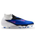 Nike Phantom 6 High Pro Firm Ground Soccer Cleats (Racer Blue/White)