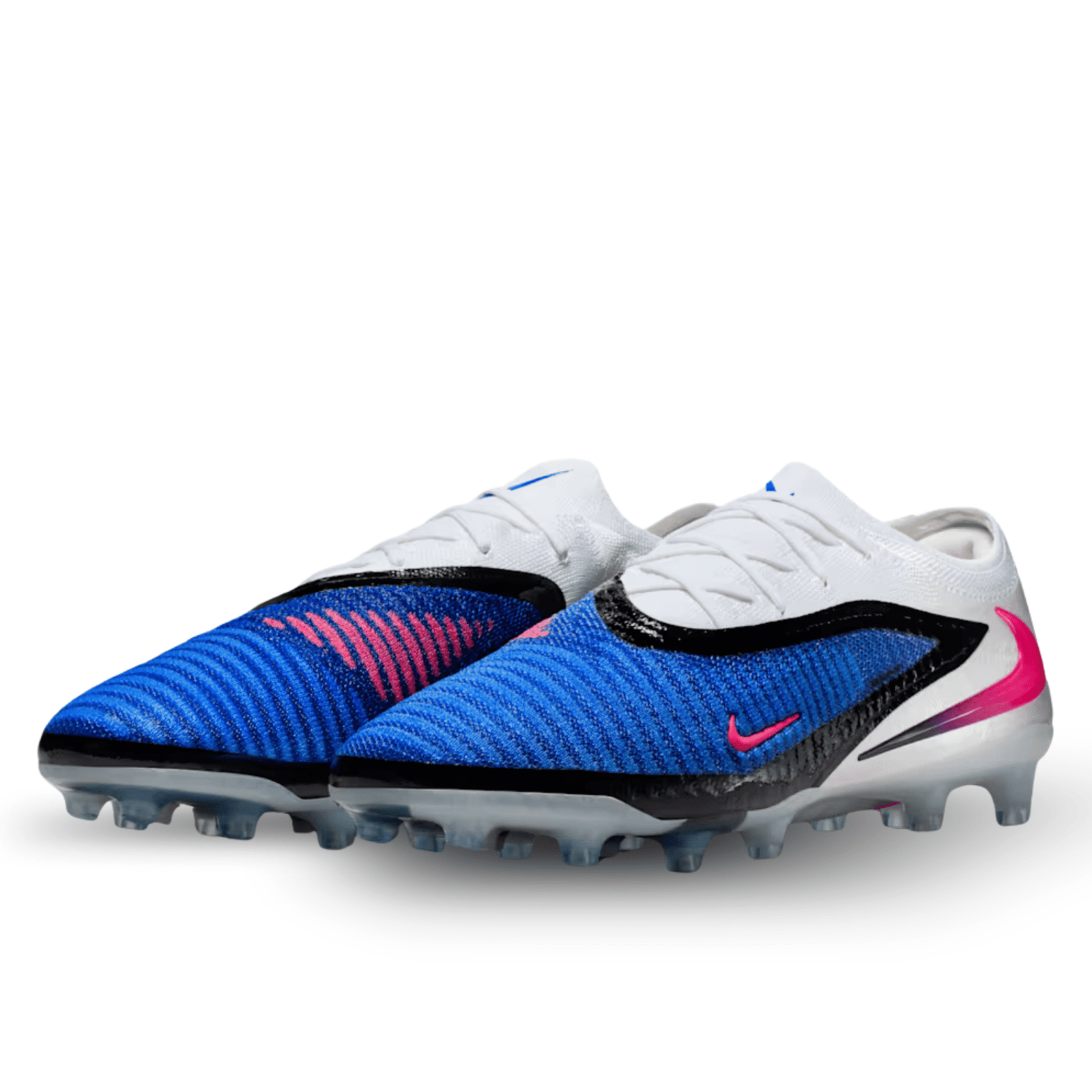 Nike Phantom 6 Low Elite AG - Pro Soccer Cleats (Racer Blue/Pink Blast/White) | SoccerWearhouse