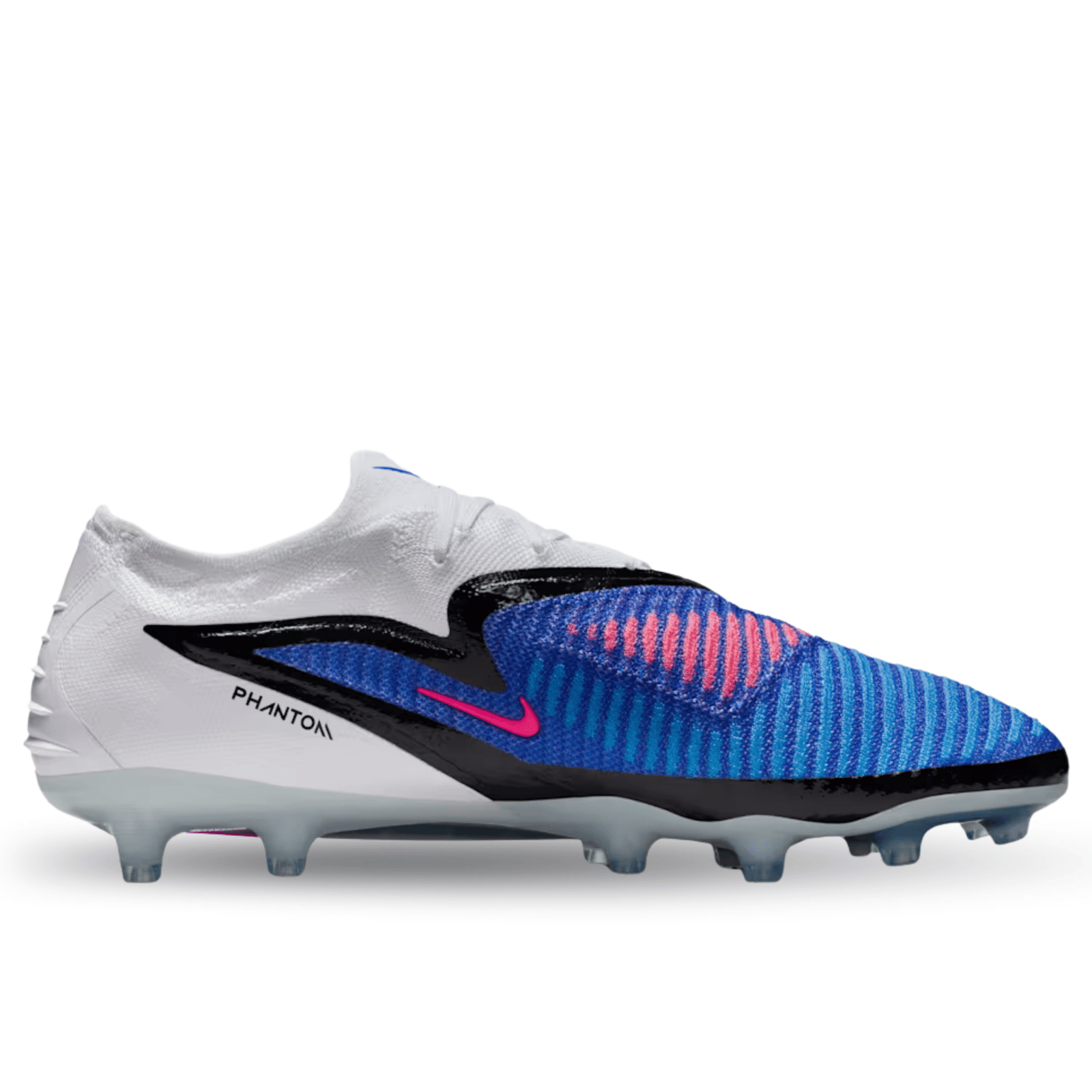 Nike Phantom 6 Low Elite AG - Pro Soccer Cleats (Racer Blue/Pink Blast/White) | SoccerWearhouse