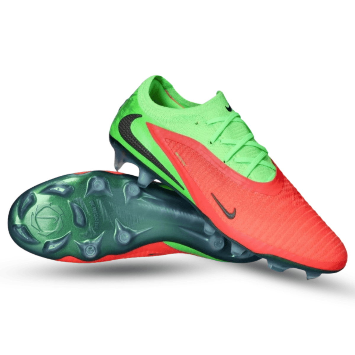 Nike Phantom 6 Low Elite Erling Haaland Firm Ground Soccer Cleats (Punch/Black - Green Strike) | SoccerWearhouse