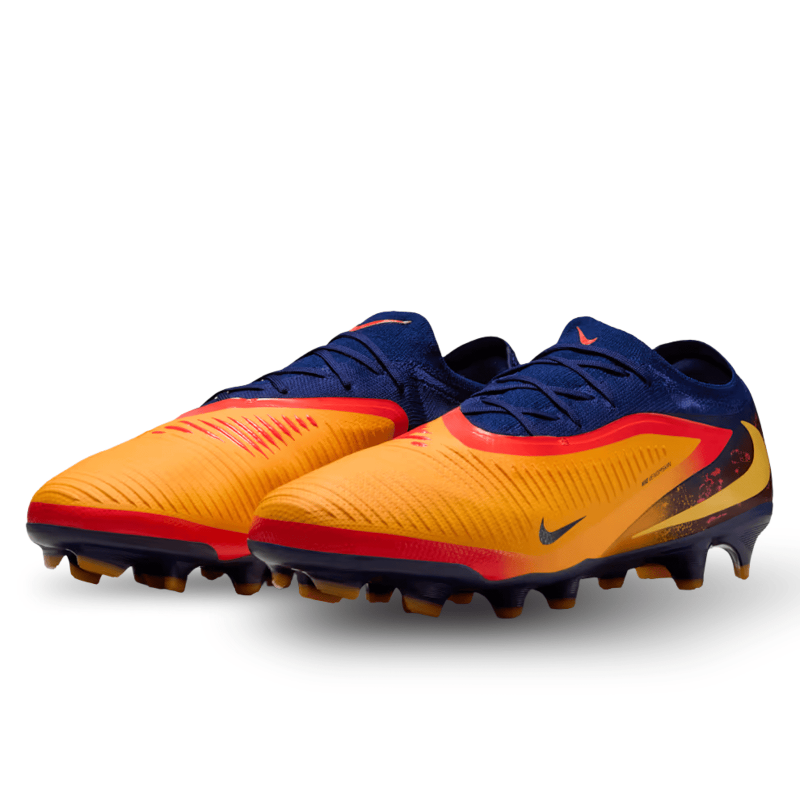 Nike Phantom 6 Low Pro Erling Haaland Firm Ground Soccer Cleats (Laser Orange/Lemon Venom) | SoccerWearhouse
