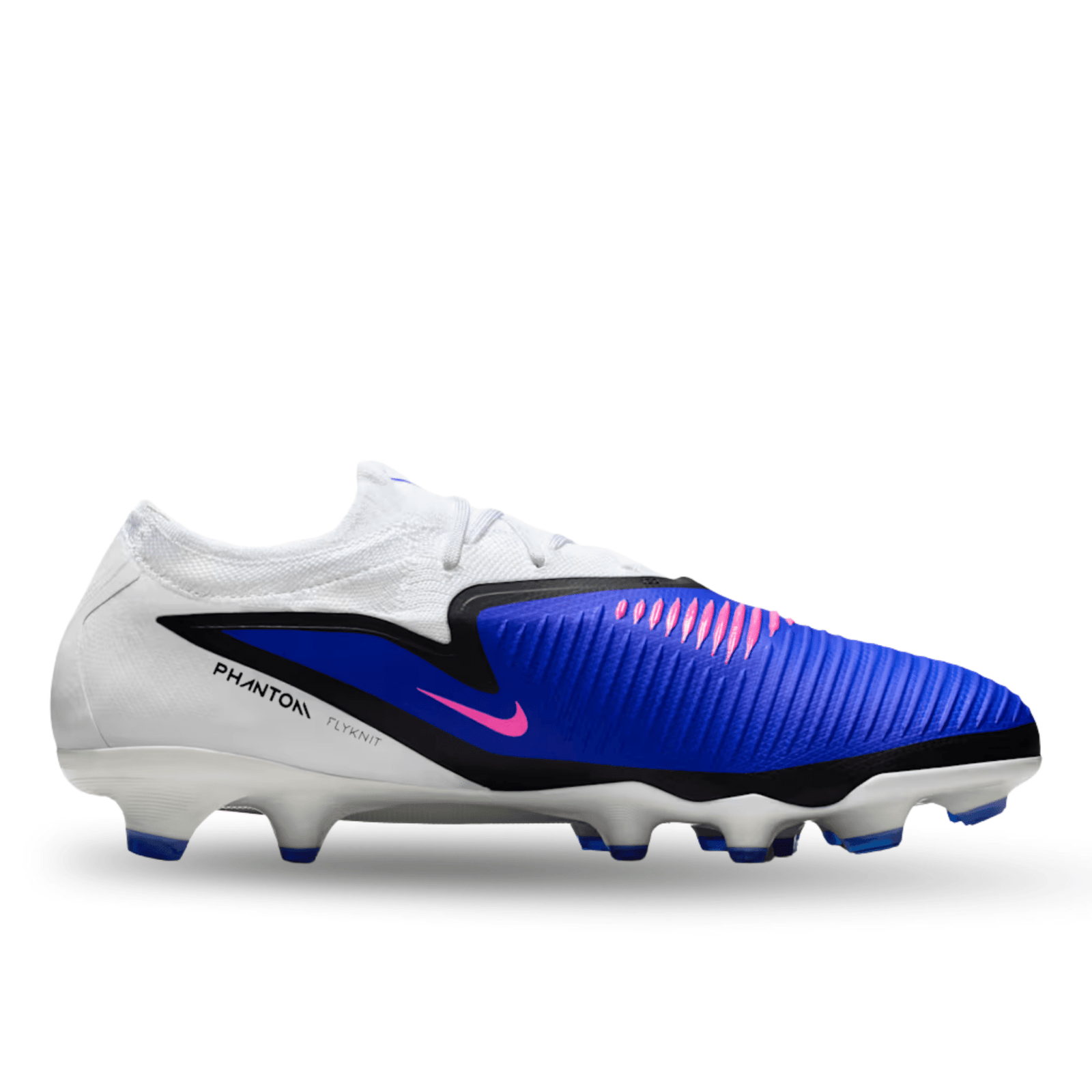 Nike Phantom 6 Low Pro FG Soccer Cleats (Racer Blue/White) | SoccerWearhouse
