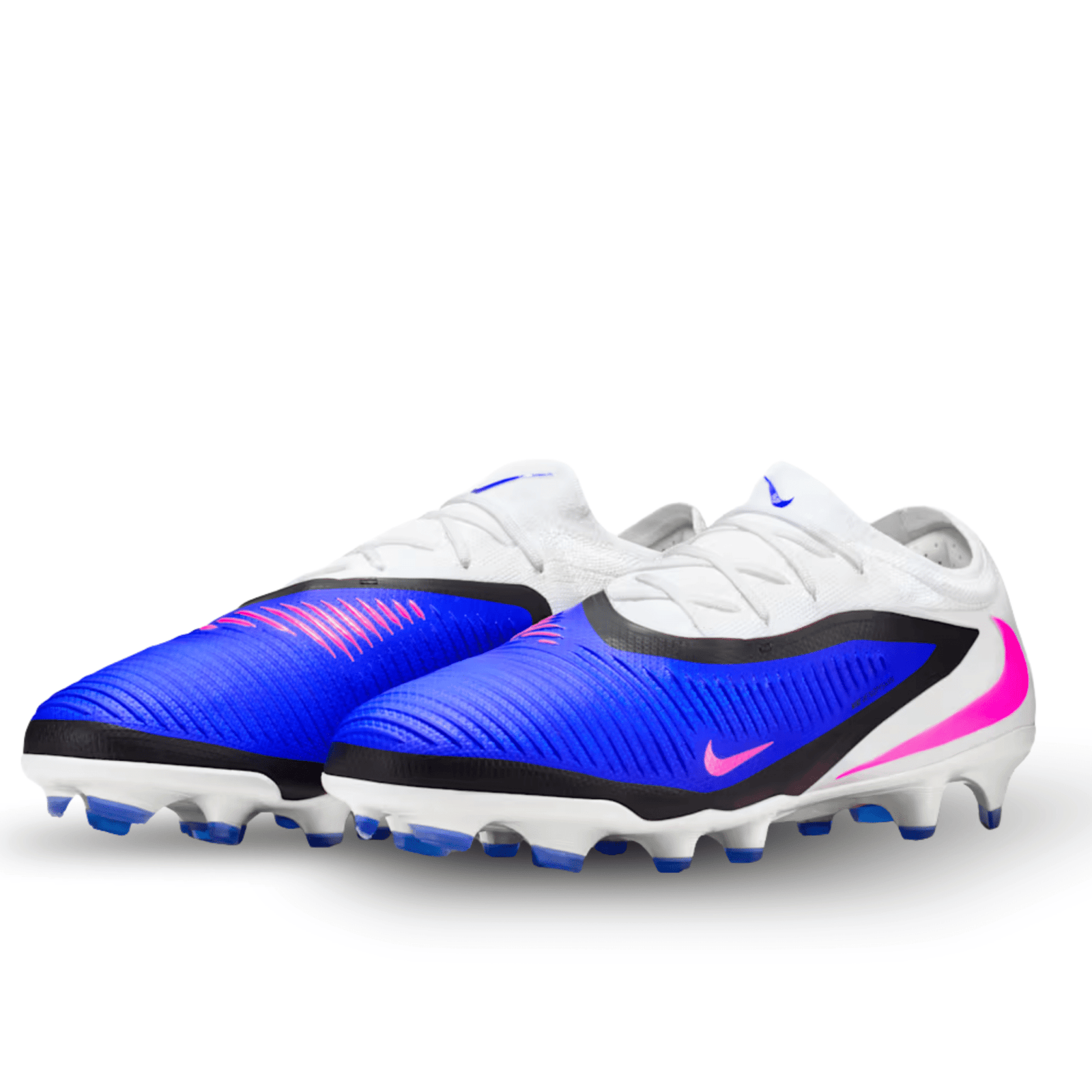 Nike Phantom 6 Low Pro FG Soccer Cleats (Racer Blue/White) | SoccerWearhouse