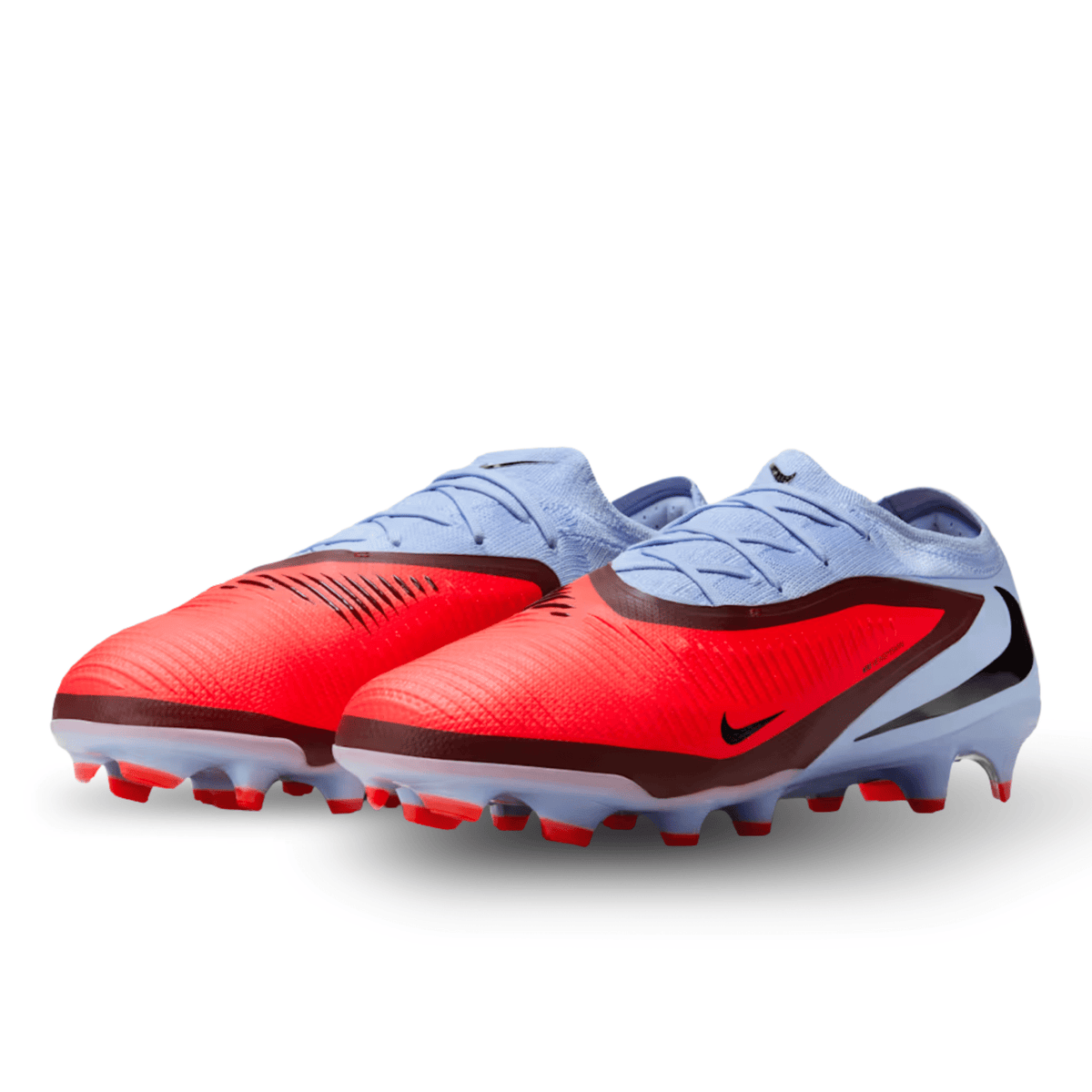 Nike Phantom 6 Low Pro Firm Ground Soccer Cleats (Royal Tint/Bright Crimson) | SoccerWearhouse