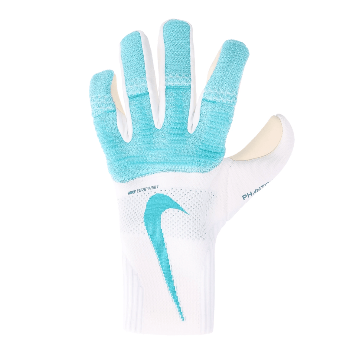 Nike Phantom Dynamic Fit Goalkeeper Gloves (White/Dusty Cactus) | SoccerWearhouse