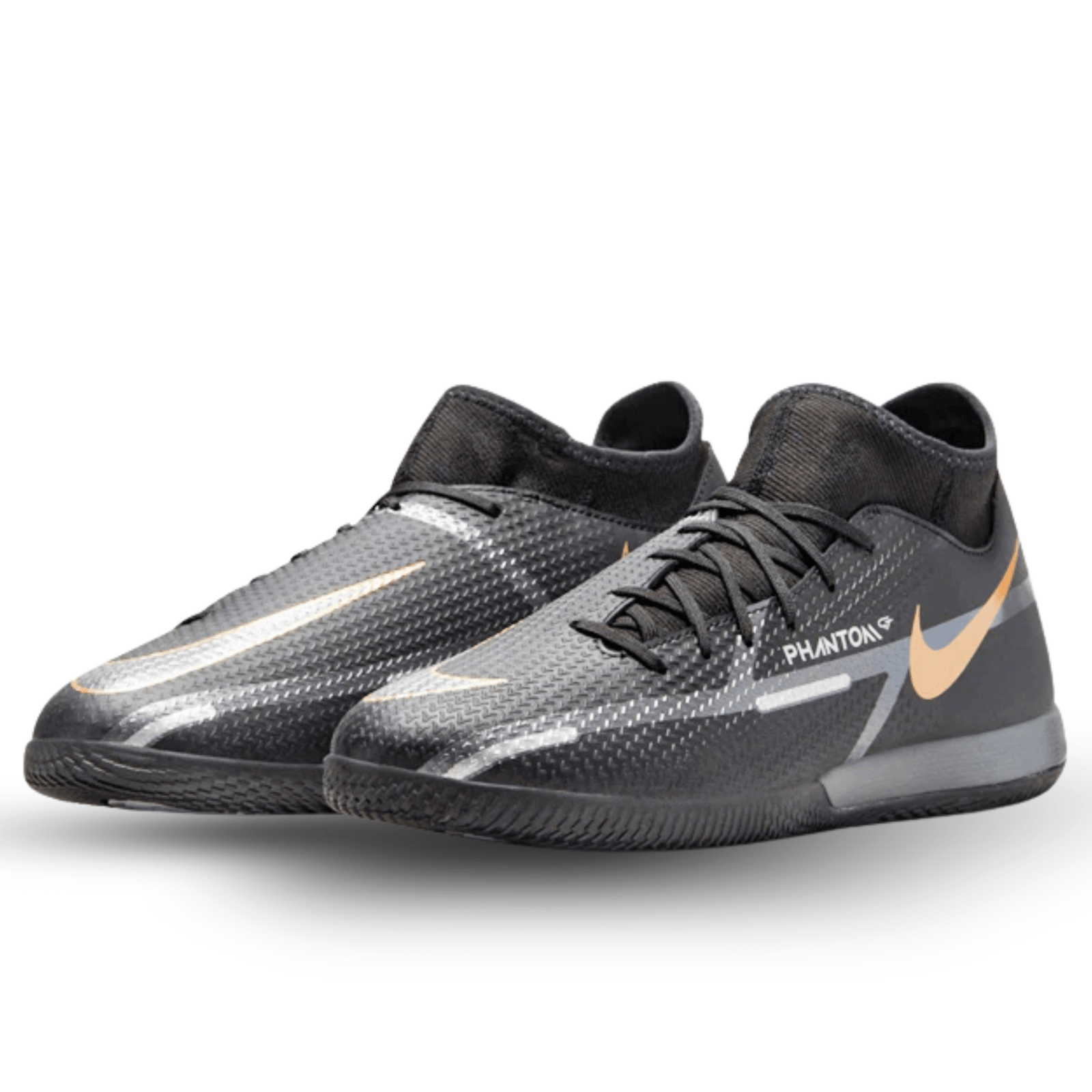 Nike Phantom GT2 Academy DF IC (Black/Metallic Gold) | SoccerWearhouse