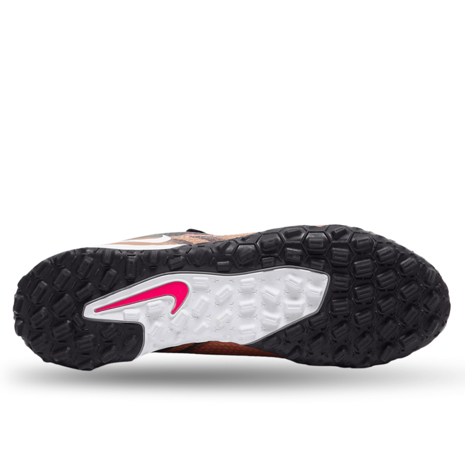 Nike Phantom GT2 Academy DF Turf Soccer Shoes (Metallic Copper) | SoccerWearhouse