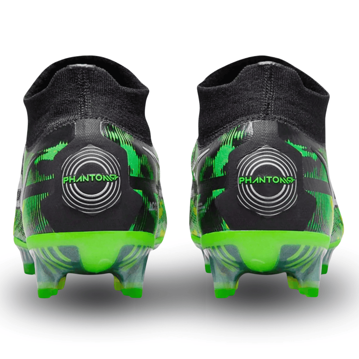Nike Phantom GT2 Elite DF Shockwave Firm Ground Soccer Cleats (Black/Metallic Platinum) | SoccerWearhouse