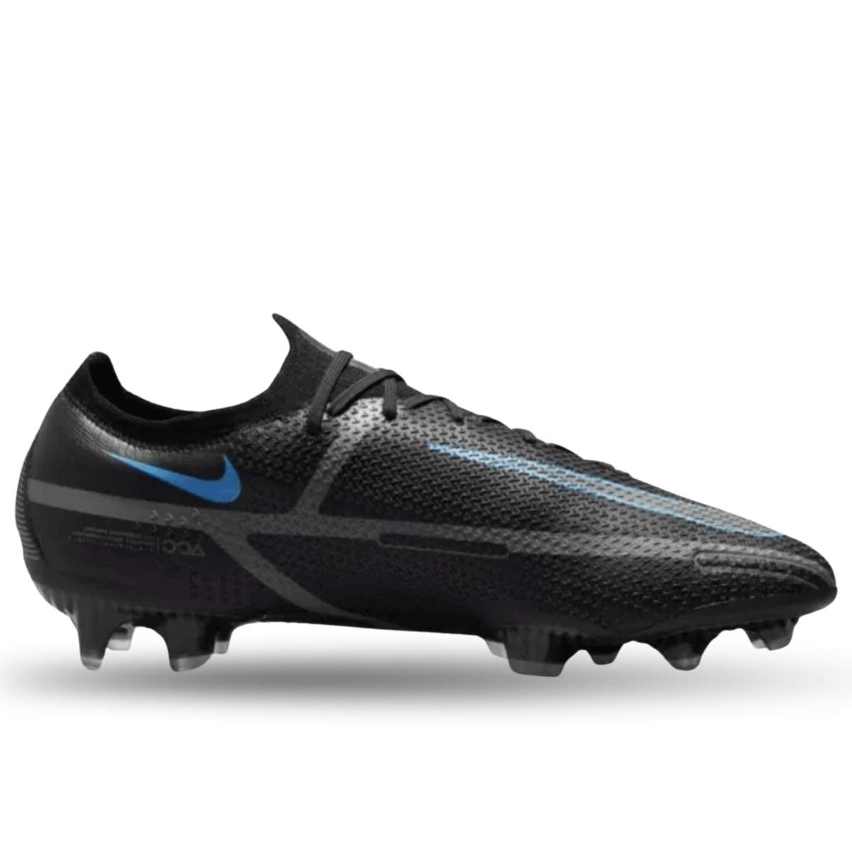 Nike Phantom GT2 Elite FG Soccer Cleats(Black/Iron Grey) | SoccerWearhouse