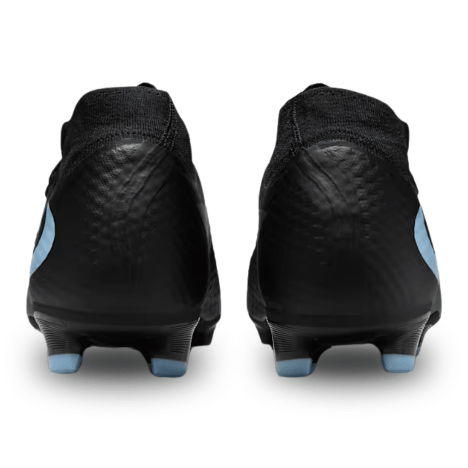 Nike Phantom GX 2 Academy High - Cut Firm Ground/Multiground Soccer Cleats (Black/Black) | SoccerWearhouse