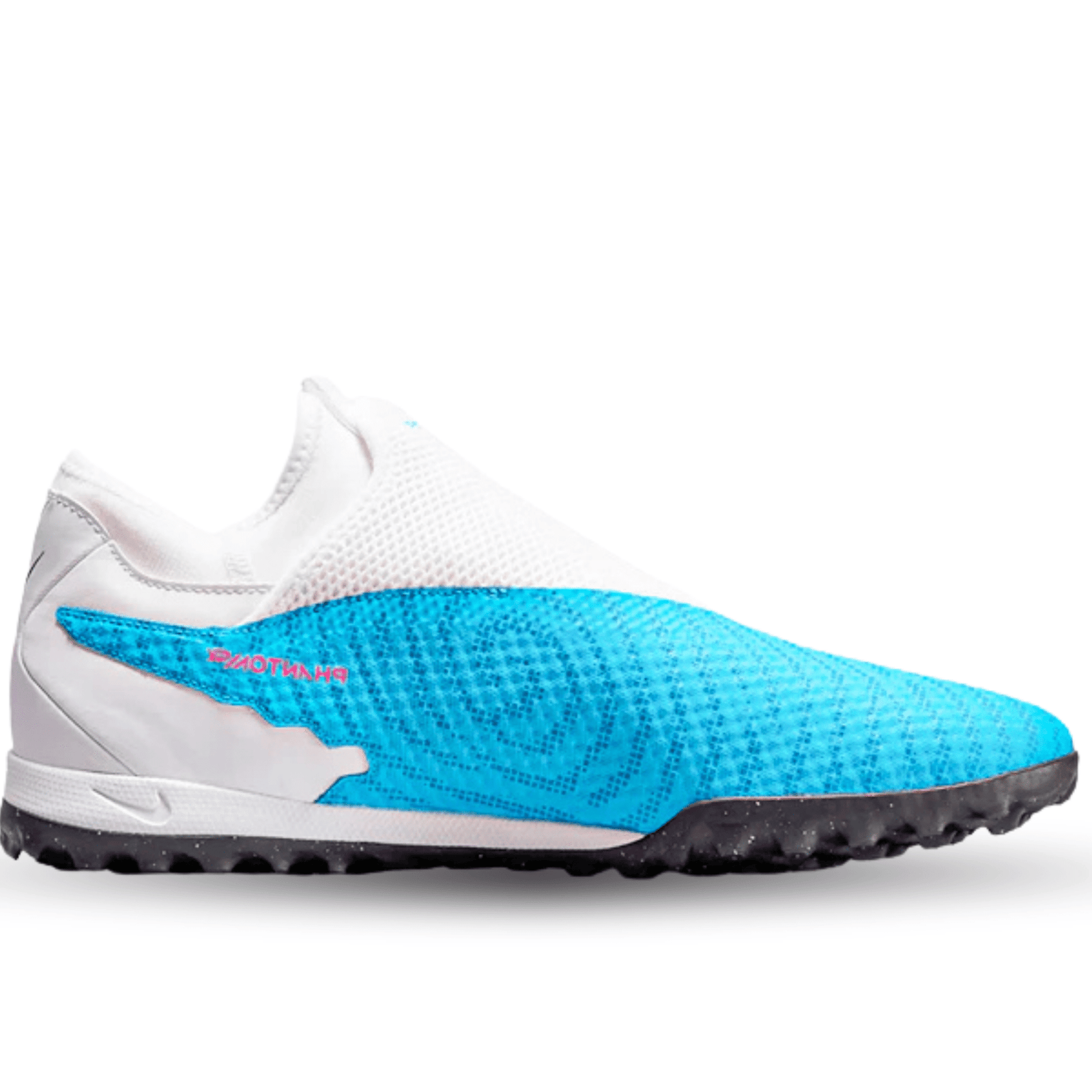 Nike Phantom GX Academy DF Turf Soccer Shoes (Baltic Blue/Pink Blast) | SoccerWearhouse