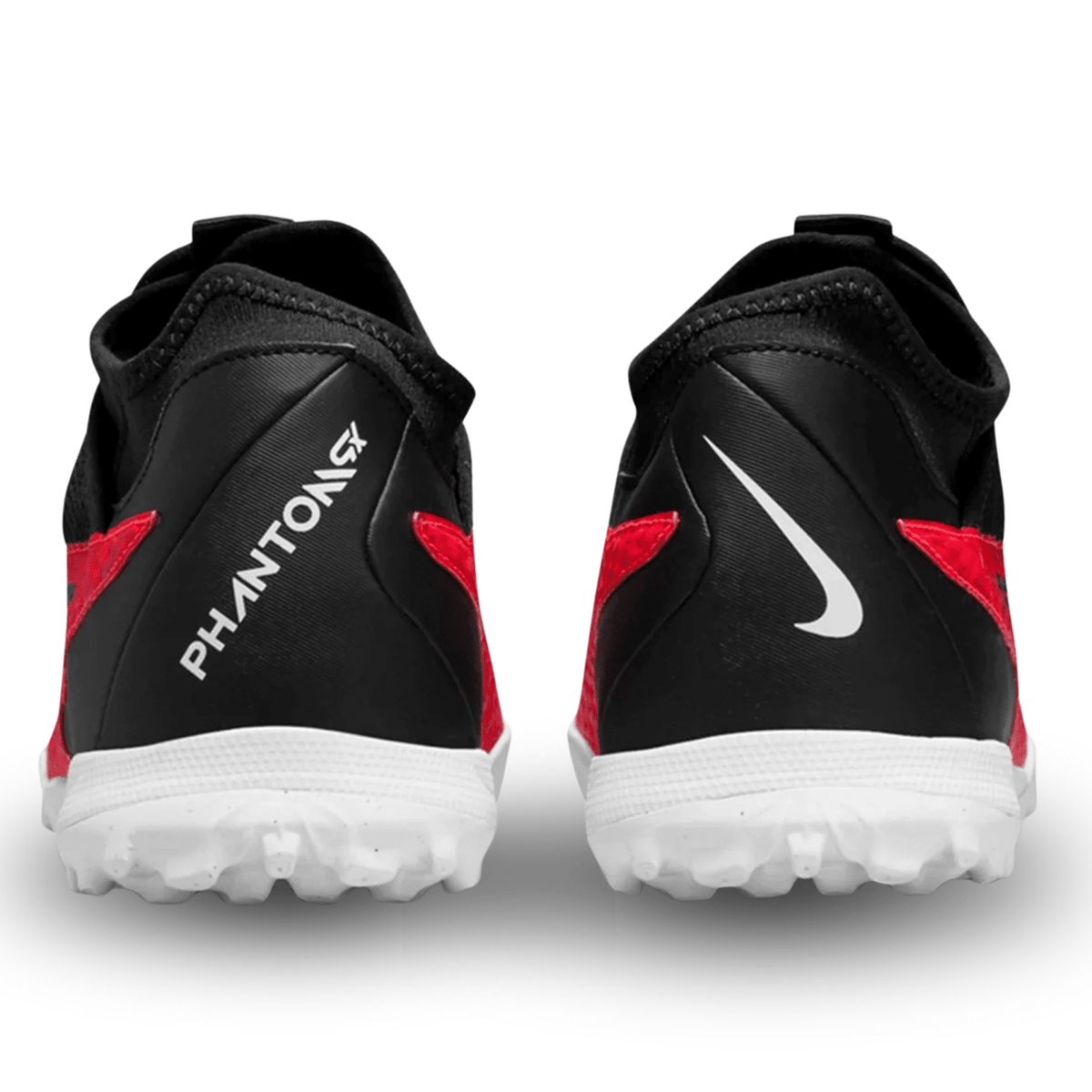 Nike Phantom GX Academy DF Turf Soccer Shoes (Bright Crimson/Black - White) | SoccerWearhouse