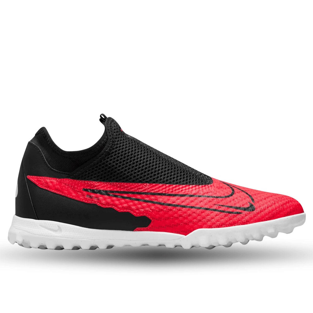 Nike Phantom GX Academy DF Turf Soccer Shoes (Bright Crimson/Black - White) | SoccerWearhouse