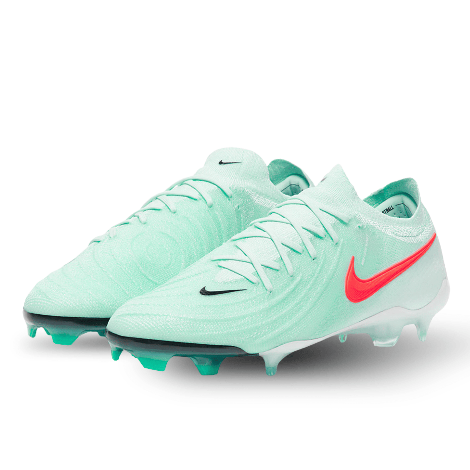 Nike Phantom GX II Elite FG Soccer Cleats (Mint/Atomic Red - Off Noir) | SoccerWearhouse