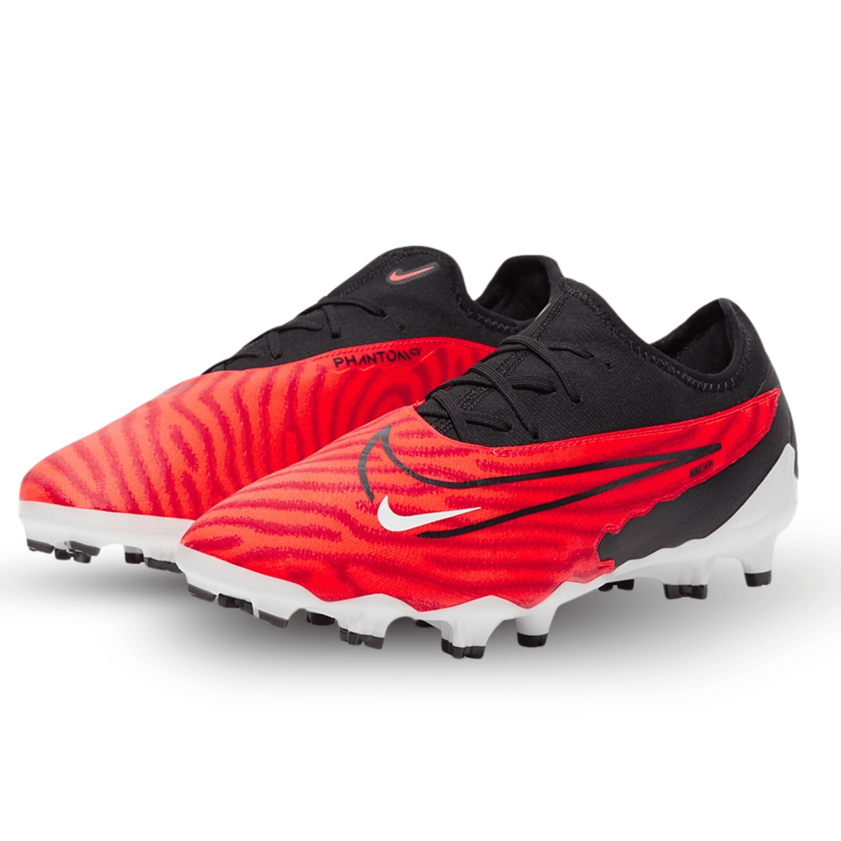 Nike Phantom GX Pro Firm Ground Soccer Cleats (Bright Crimson/Black) | SoccerWearhouse