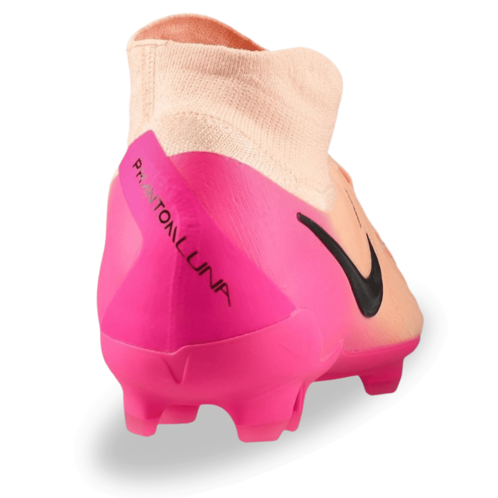 Nike Phantom Luna II Pro FG Soccer Cleats (Crimson Tint/Black - Pink Blast) | SoccerWearhouse