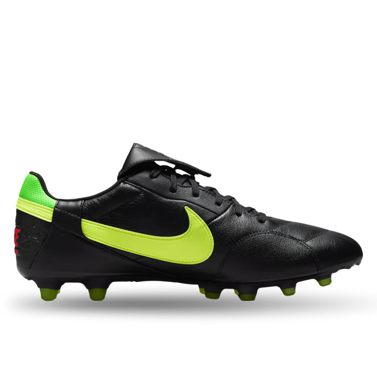 Nike Premier III FG Soccer Cleats (Black/Volt - Green Strike) | SoccerWearhouse