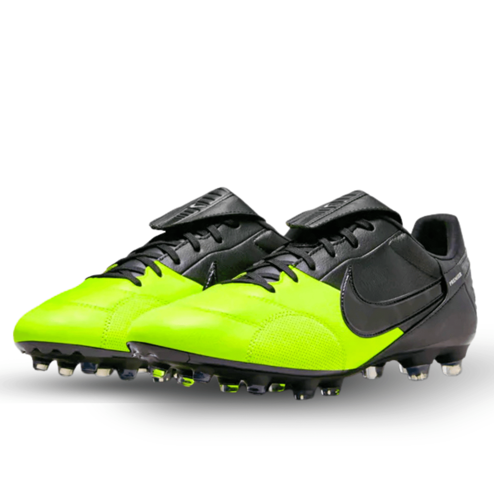 Nike Premier III Firm Ground Soccer Cleats (Black/Black - Volt) | SoccerWearhouse