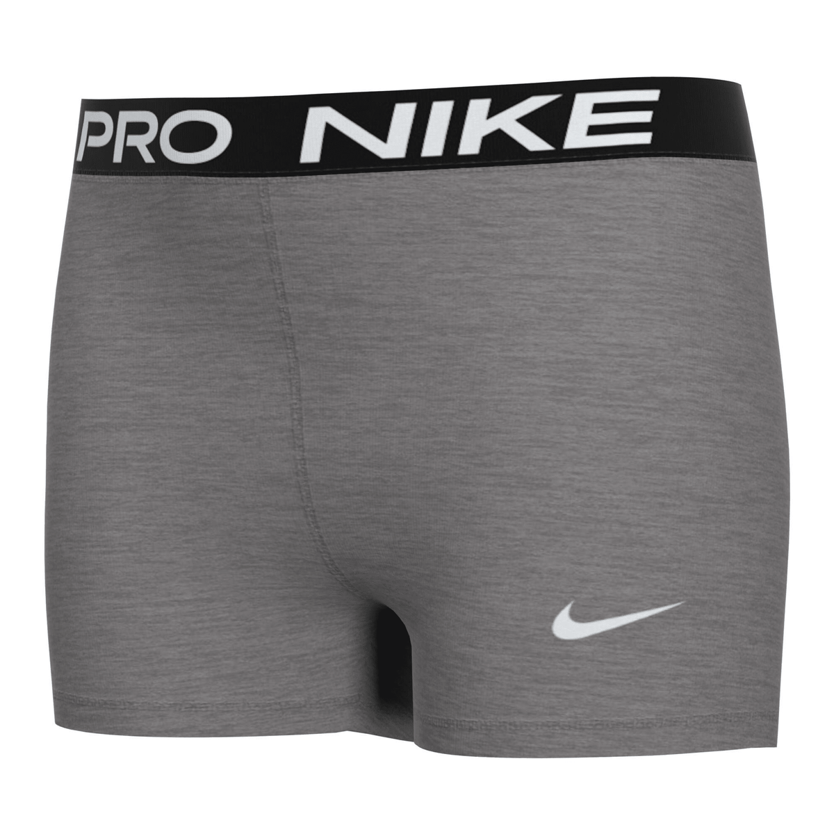 Nike Pro Womens 3" Compression Short (Smoke Grey/Black) | SoccerWearhouse