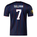 Nike Quinn Sullivan United States Away Jersey 25/26 w/ Gold Cup Patch 2025 (Obsidian/Challenge Red)