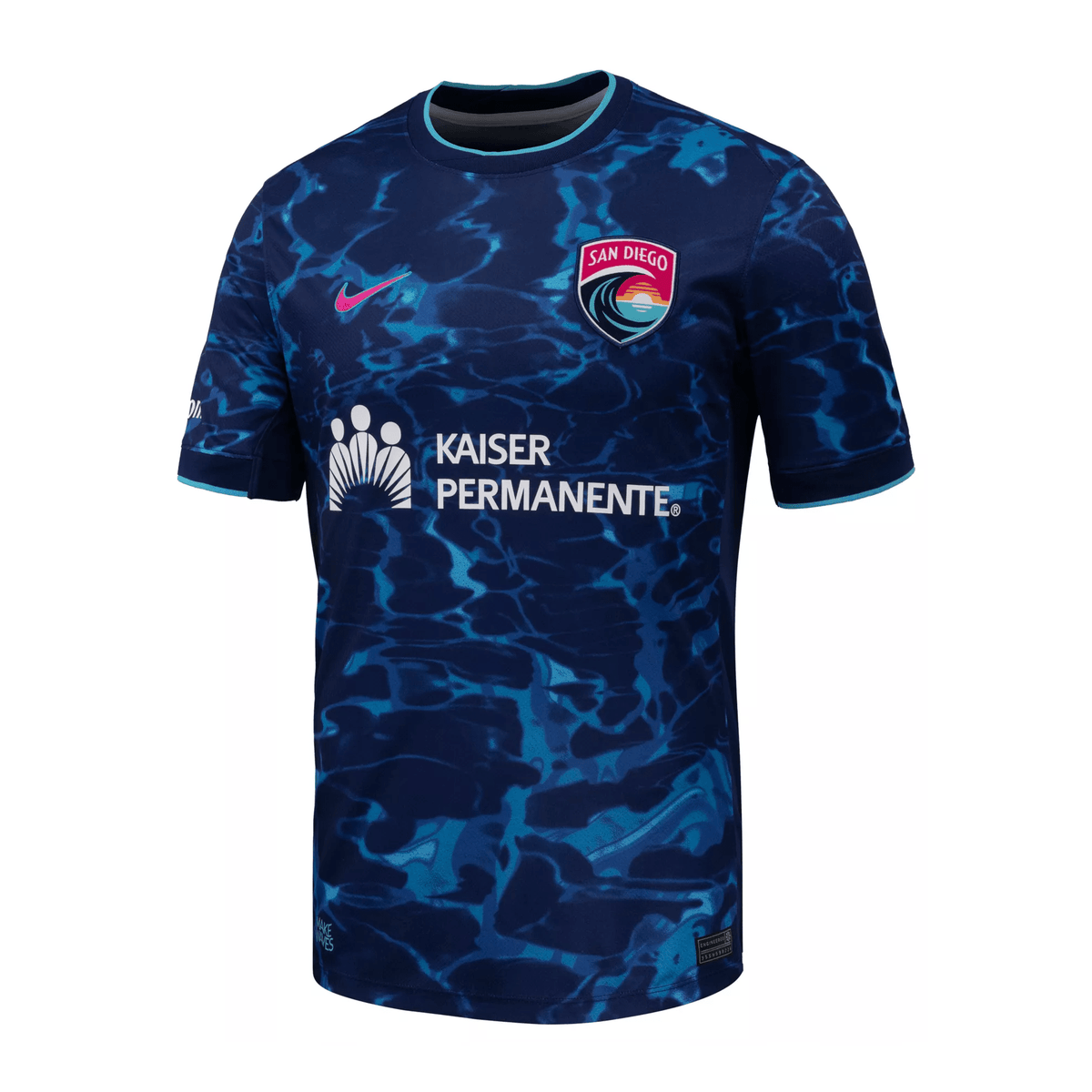 Nike San Diego Wave Away Jersey 2025 (Blue) | SoccerWearhouse