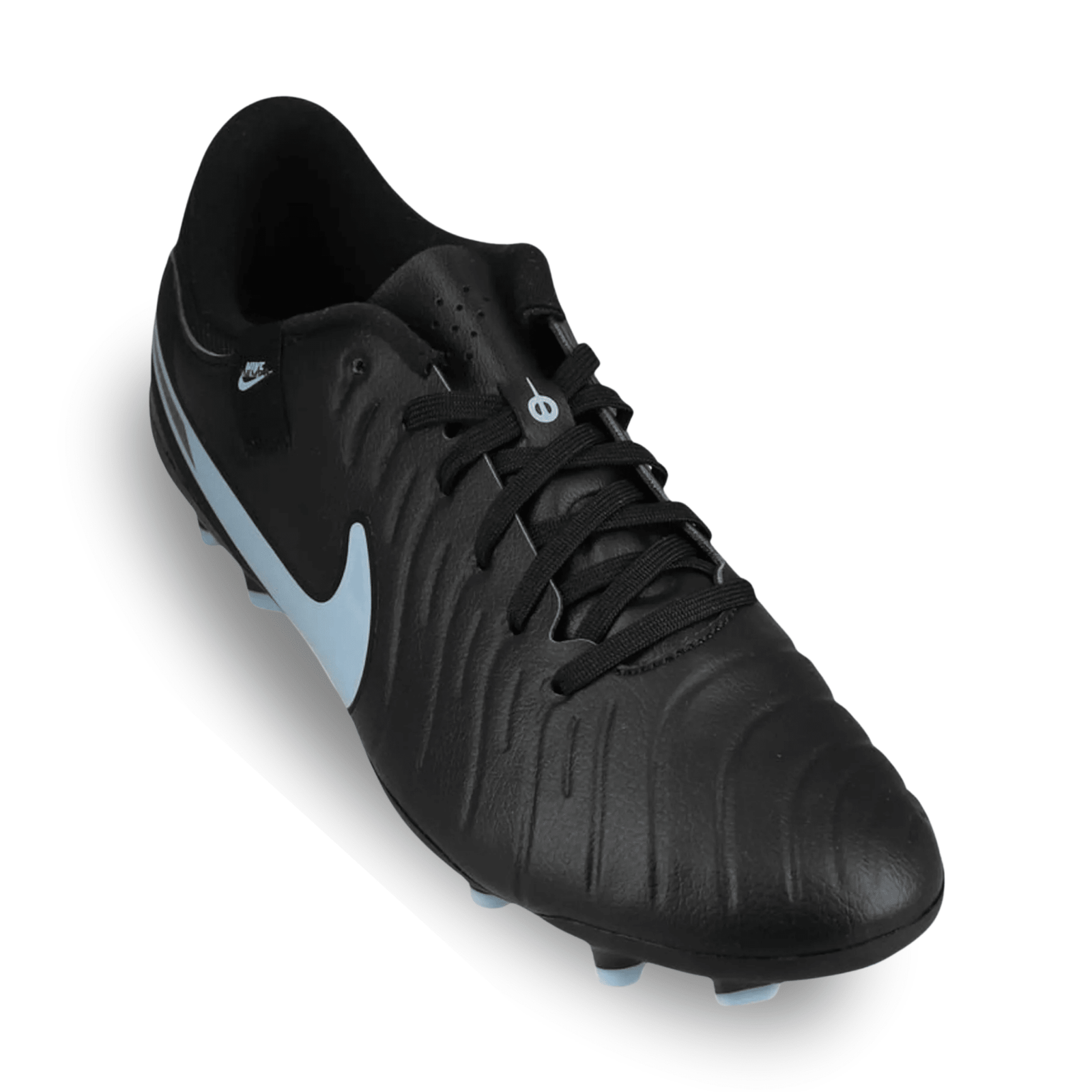 Nike Tiempo Legend 10 Academy Firm Ground/Multiground Soccer Cleats (Black/Black) | SoccerWearhouse