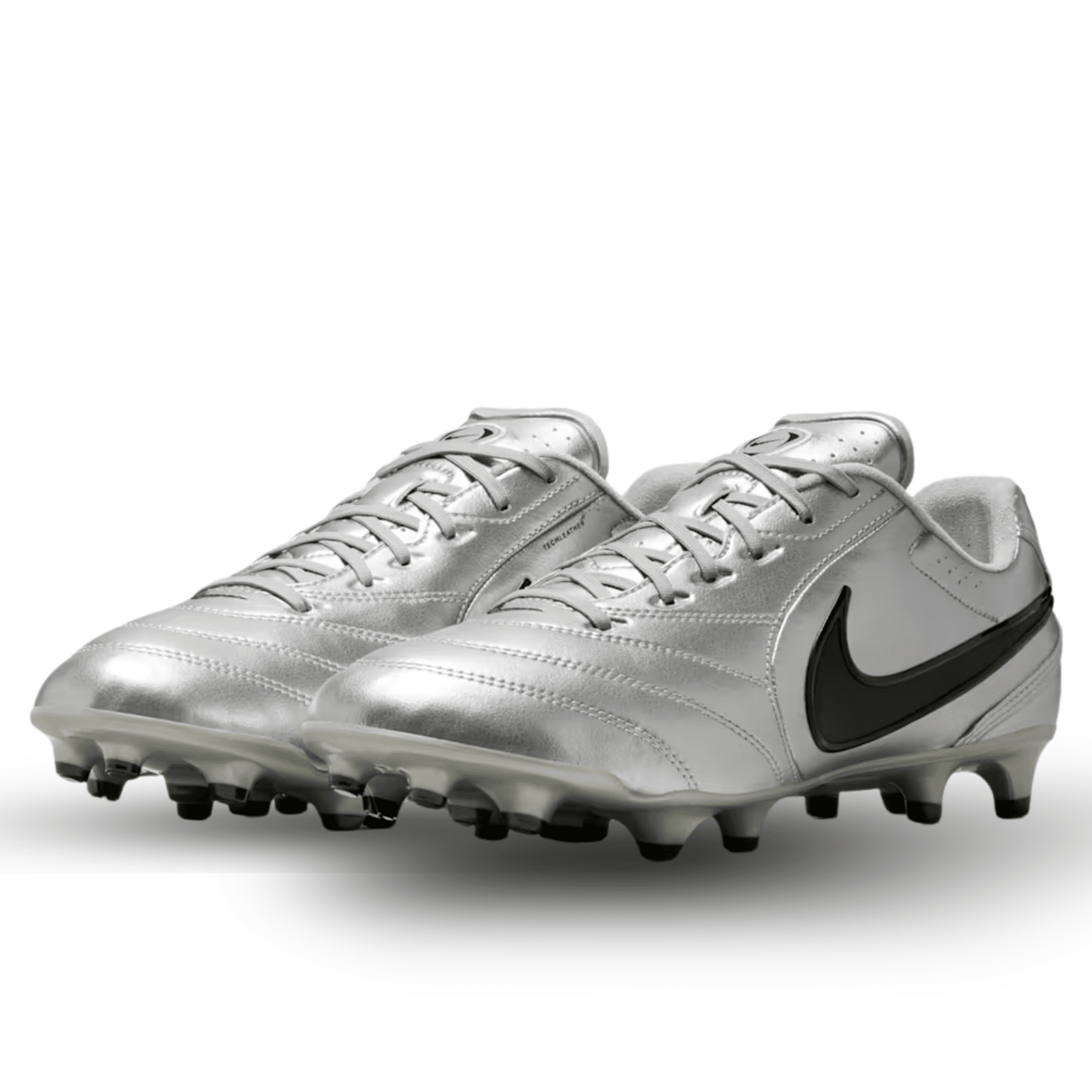 Nike Tiempo Ligera Pro FG Football Boots (Metallic Silver/Black) | SoccerWearhouse
