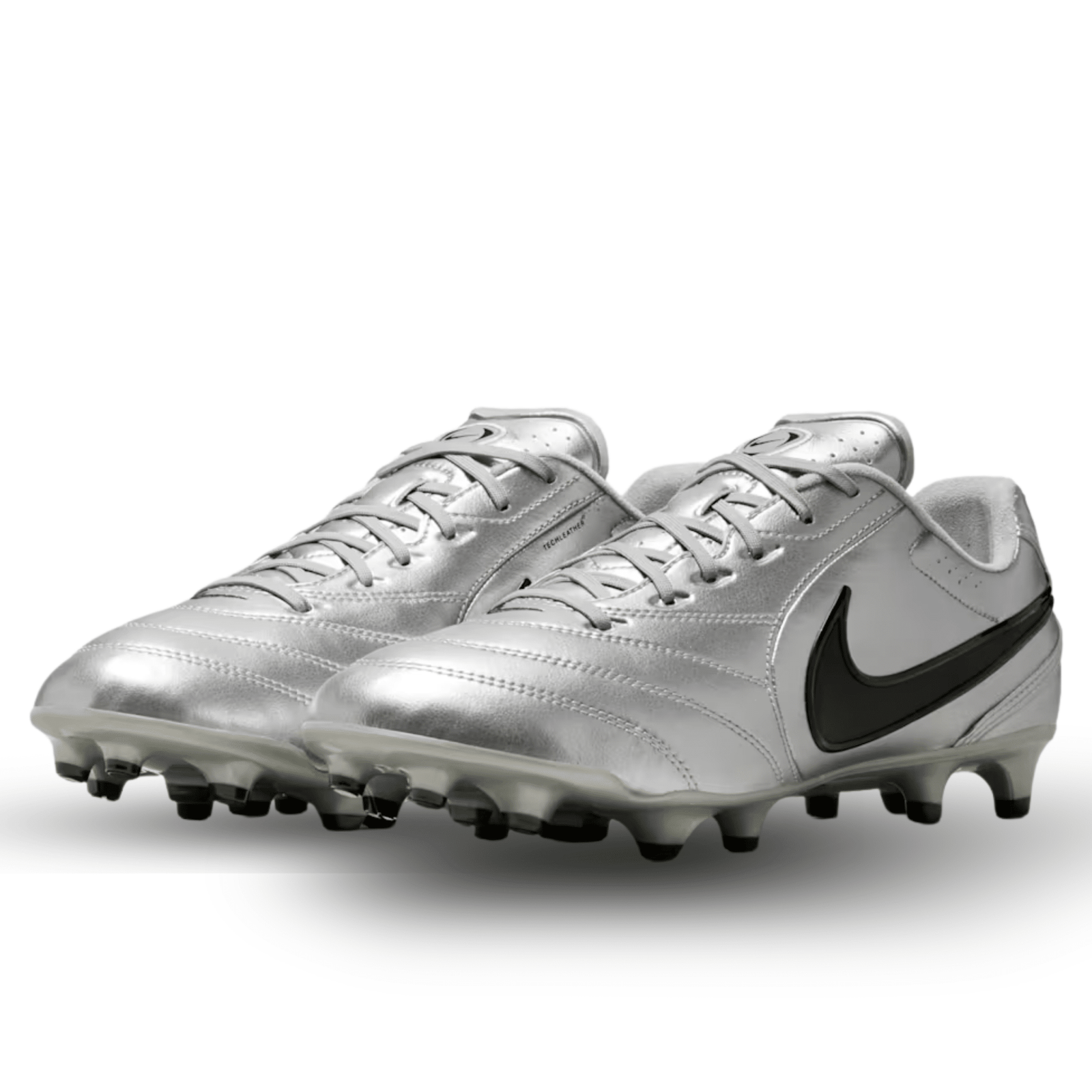 Nike Tiempo Ligera Pro FG Football Boots (Metallic Silver/Black) | SoccerWearhouse