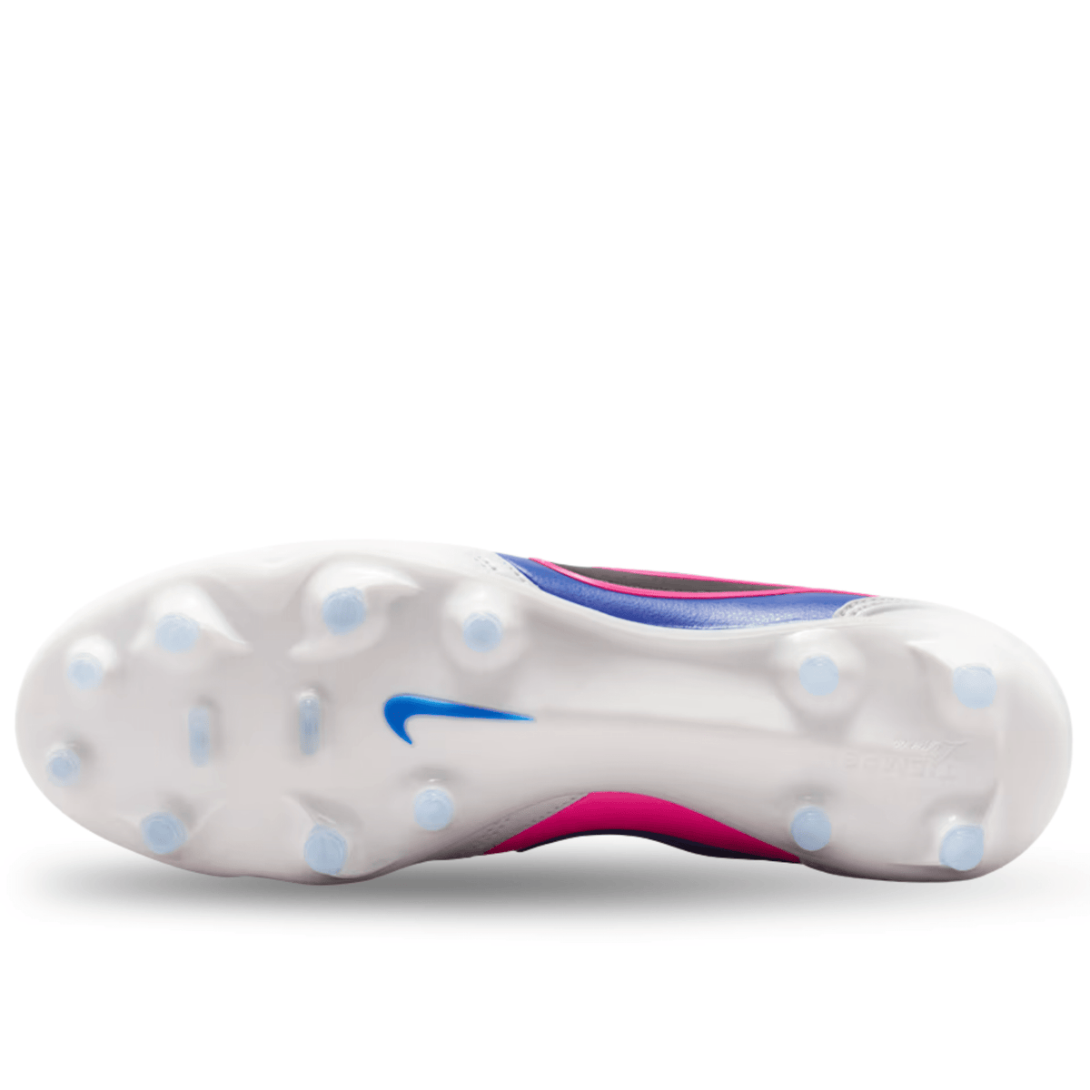 Nike Tiempo Ligera Pro Soccer Cleats (White/Black/Racer Blue) | SoccerWearhouse