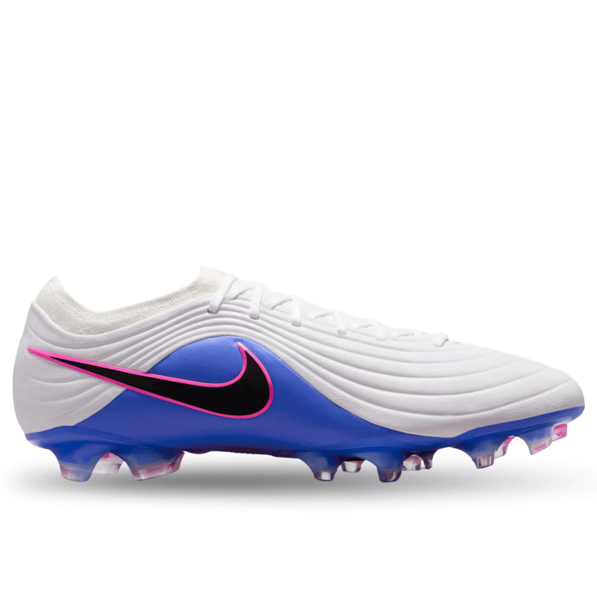 Nike Tiempo Maestro Elite Firm Ground Soccer Cleats (White/Racer Blue) | SoccerWearhouse