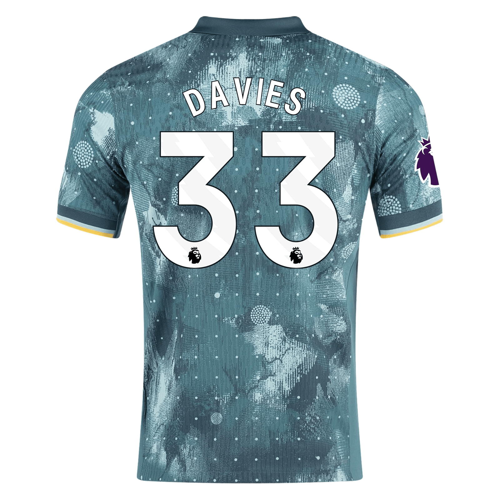 Nike Tottenham Ben Davies Third Jersey w/ EPL Patch 24/25 (Enamel Green/Bicoastal) | SoccerWearhouse