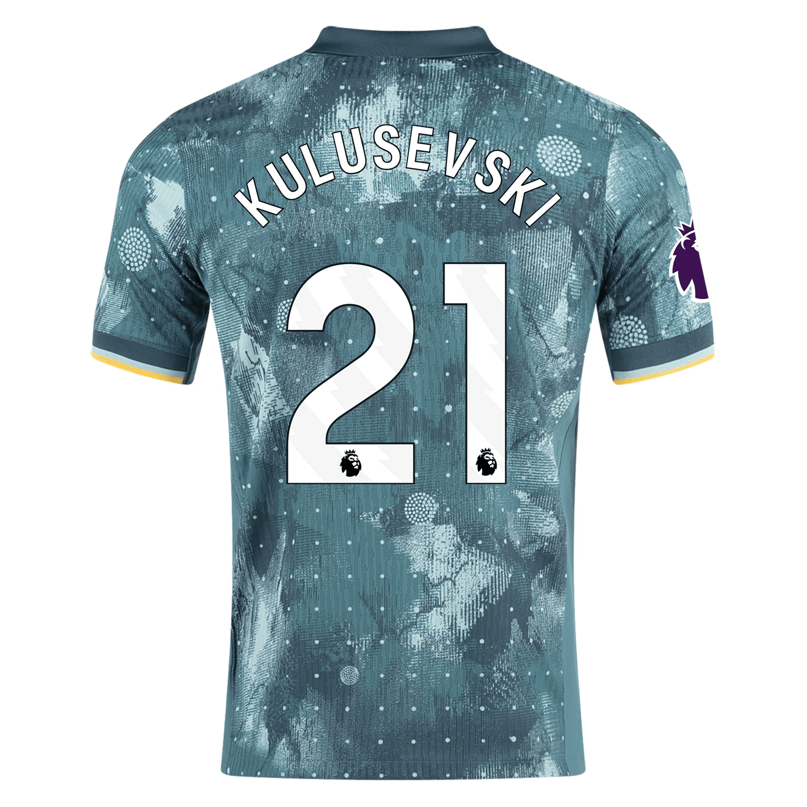 Nike Tottenham Dejan Kulusevski Third Jersey w/ EPL Patch 24/25 (Enamel Green/Bicoastal) | SoccerWearhouse