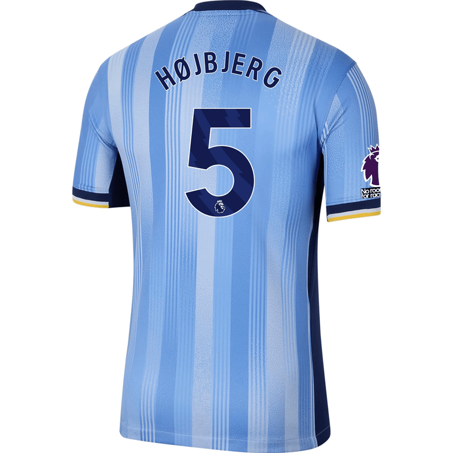 Nike Tottenham Pierre - Emile Højbjerg Away Jersey w/ EPL + No Room For Racism Patches 24/25 (Cobalt Bliss/Binary Blue) | SoccerWearhouse