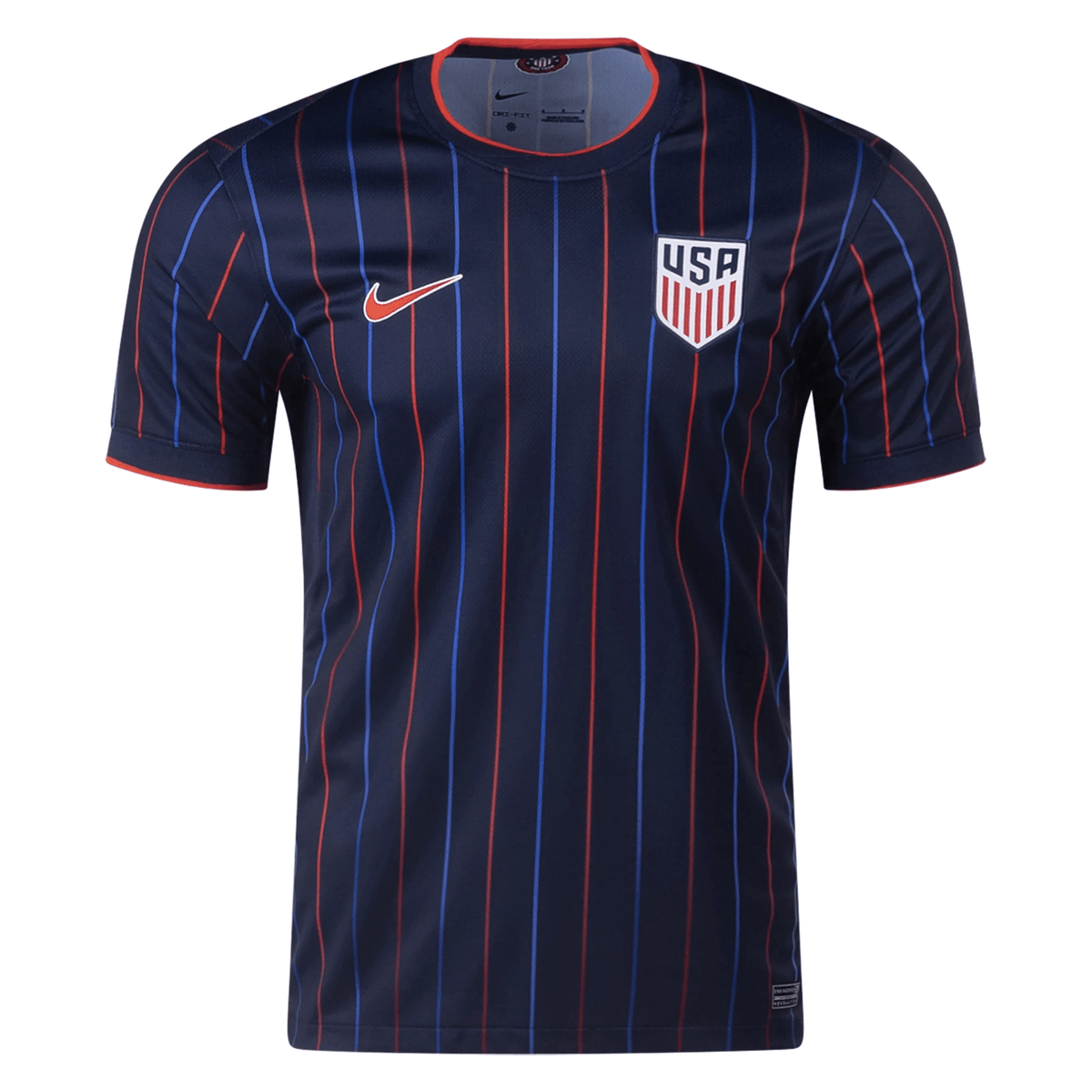 Nike United States Away Jersey 25/26 (Obsidian/Challenge Red) | SoccerWearhouse