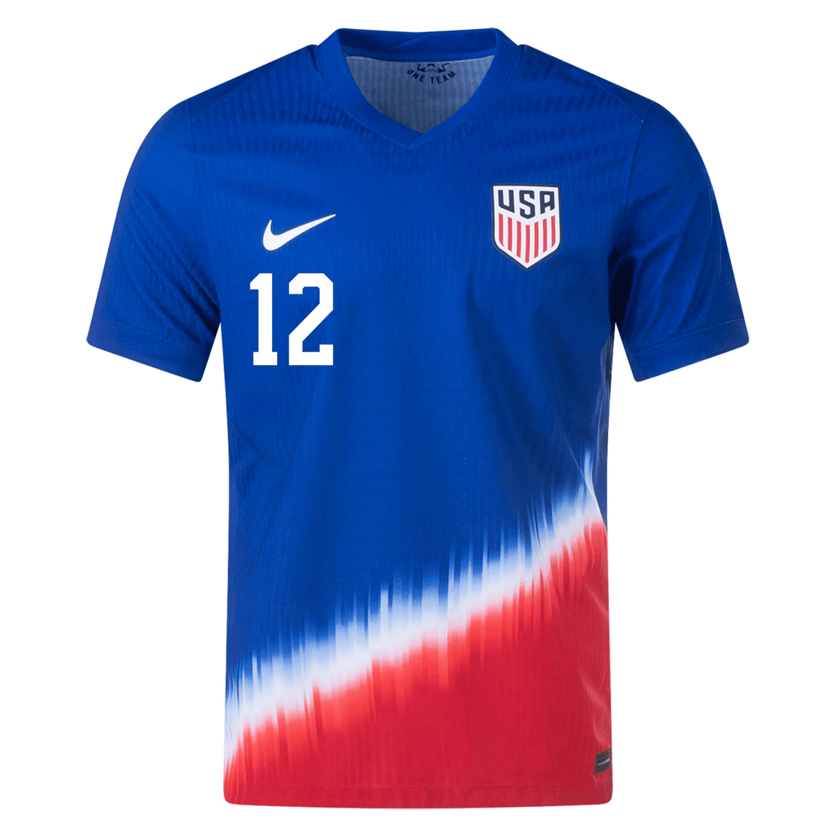 Nike United States Match Authentic Miles Robinson Away Jersey 24/25 (Old Royal/Sport Red/White) | SoccerWearhouse