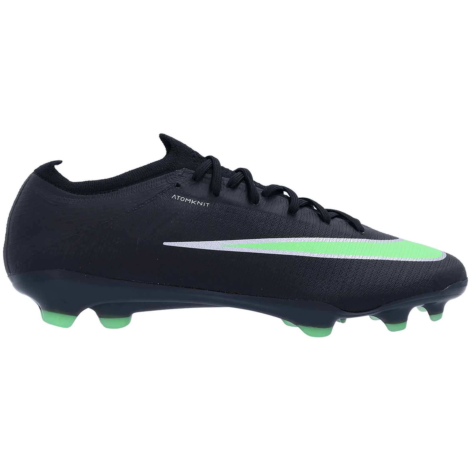Nike Vapor 17 Elite Firm Ground Cleats (Black/Illusion Green) | SoccerWearhouse