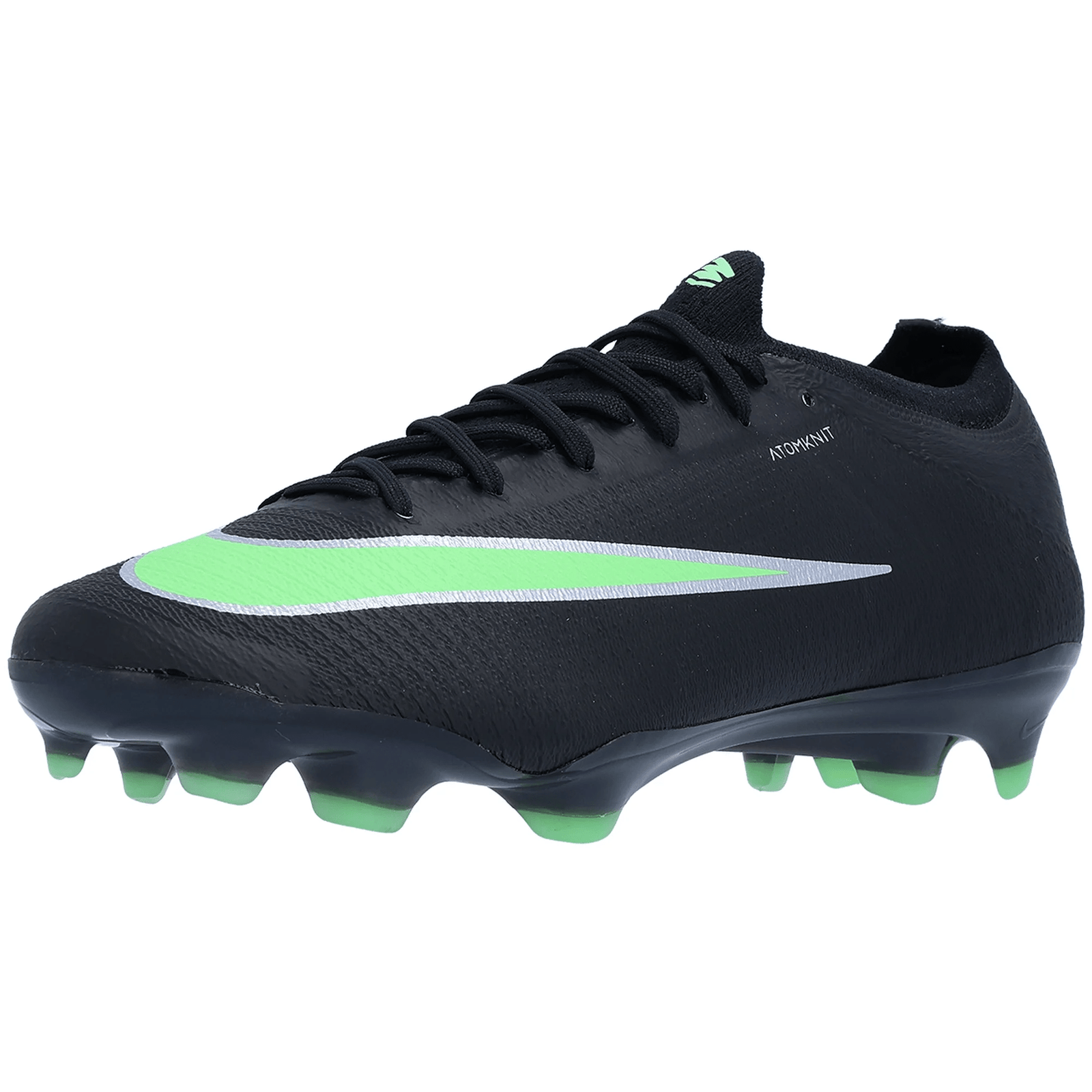 Nike Vapor 17 Elite Firm Ground Cleats (Black/Illusion Green) | SoccerWearhouse