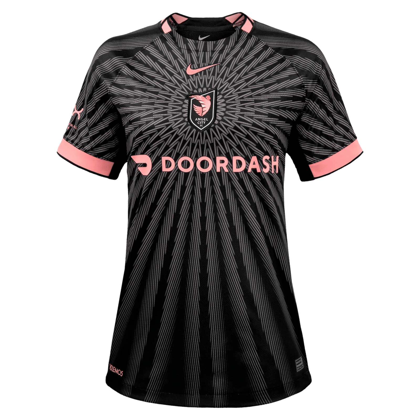 Nike Women’s Angel City Home Jersey 2026 (Black/Pink) | SoccerWearhouse