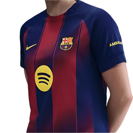 Nike Women’s Barcelona 25/26 Home Jersey (Deep Royal Blue/Noble Red/Midwest Gold) | SoccerWearhouse
