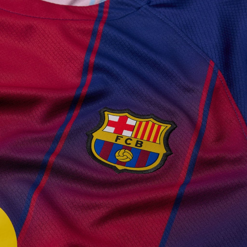 Nike Women’s Barcelona 25/26 Home Jersey (Deep Royal Blue/Noble Red/Midwest Gold) | SoccerWearhouse