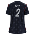 Nike Women’s Dest United States Away Stadium Jersey 2026 (Dark Obsidian/Pure Platinum)