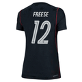 Nike Women’s Freese United States Match Authentic Away Jersey 2026 (Dark Obsidian/Pure Platinum)